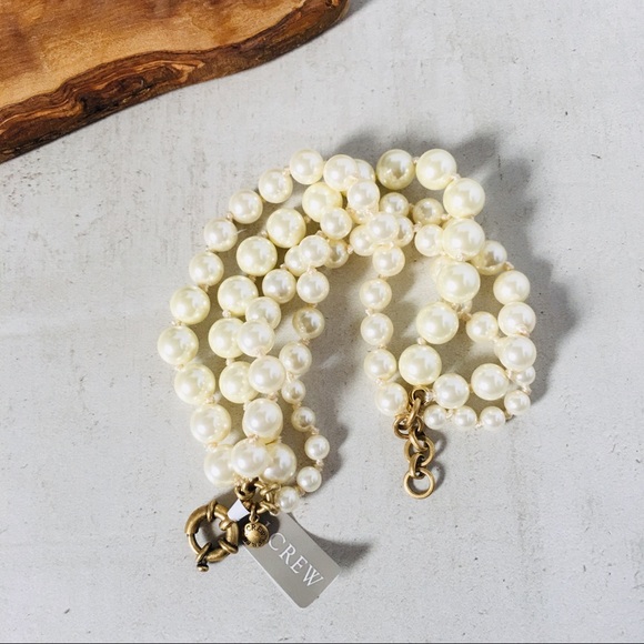 J. CREW Pearl Twisted Hammock Bracelet - Picture 8 of 8